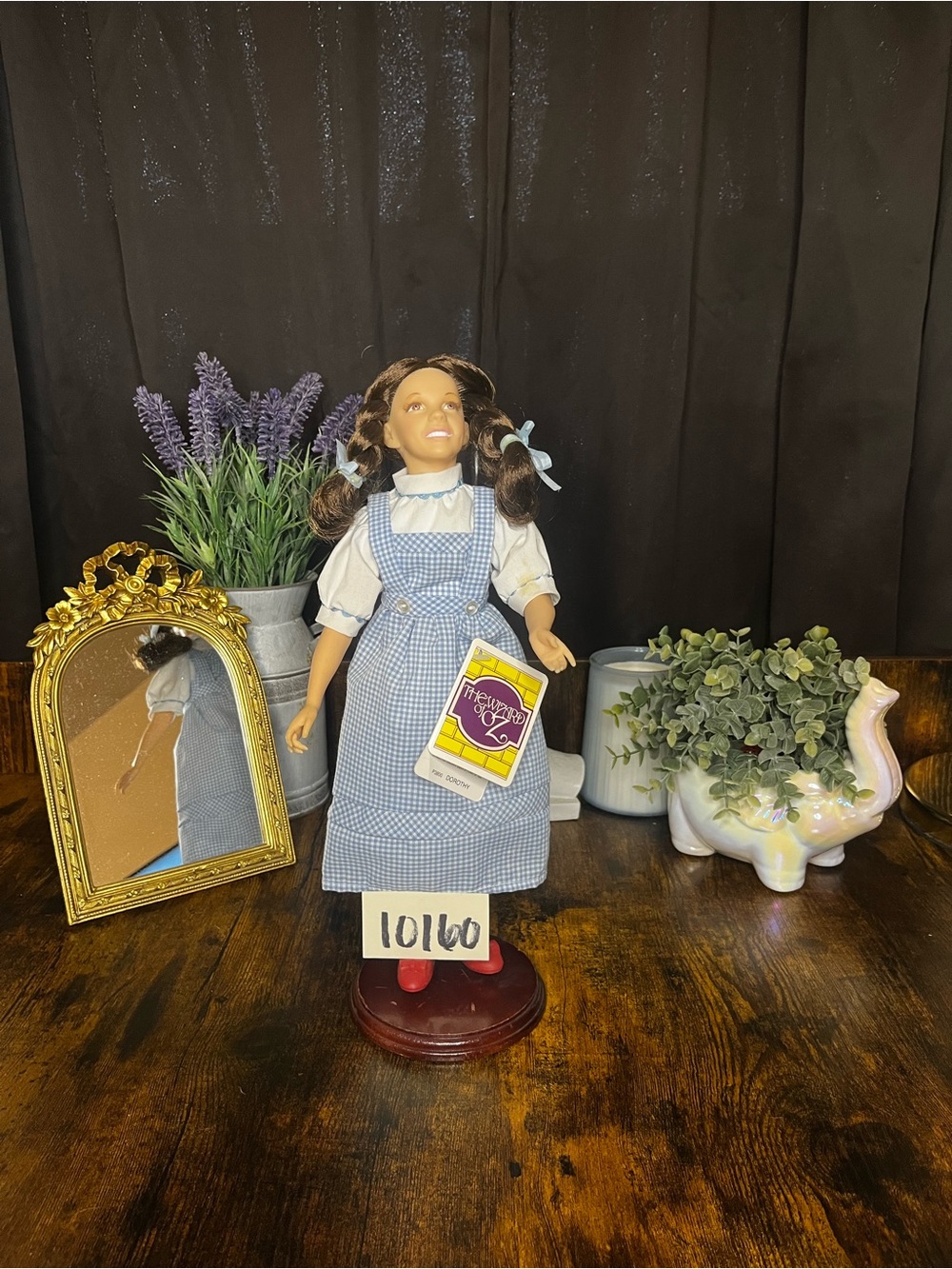 Vintage 1987 Wizard of Oz Dorothy Doll P3800 With Stand & Original Tag